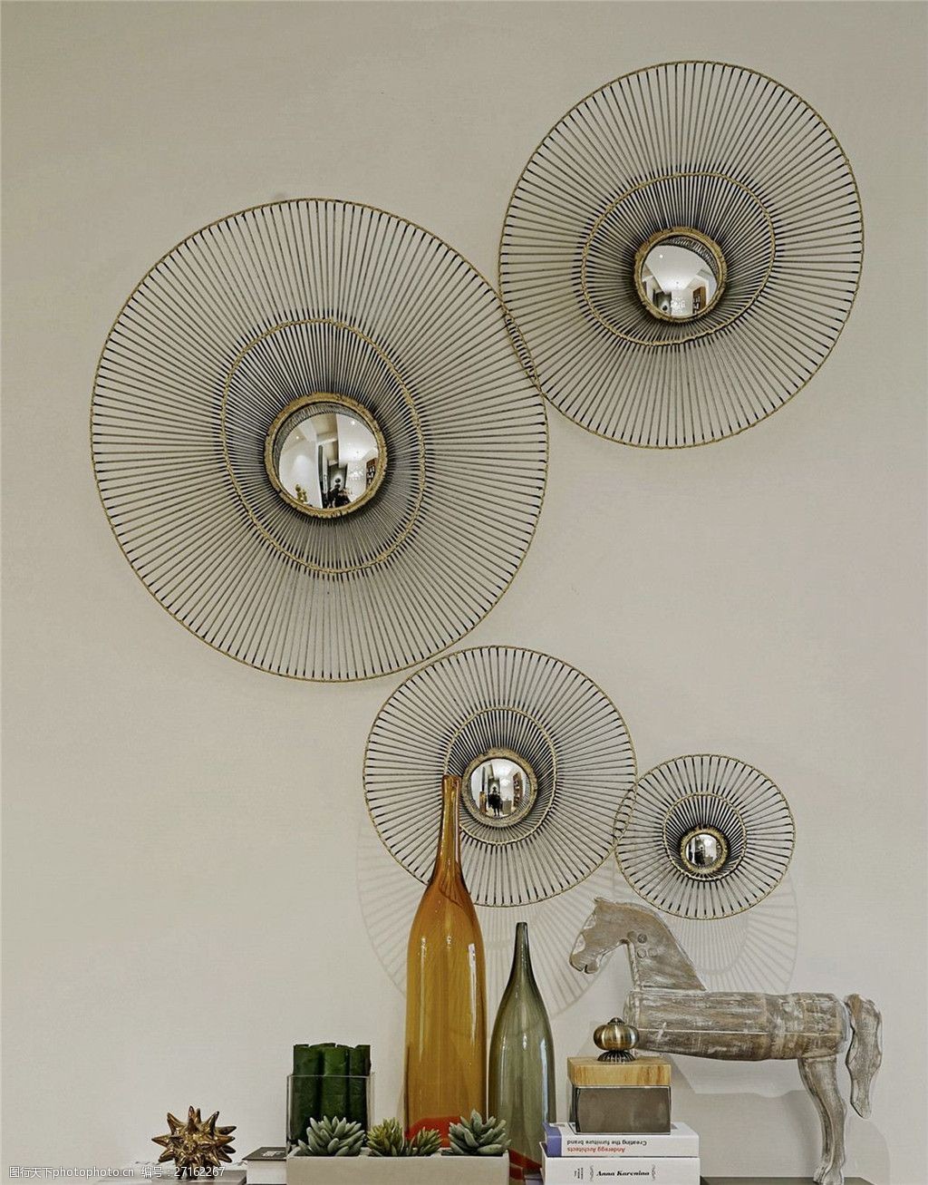 美式家居软装饰品效果图