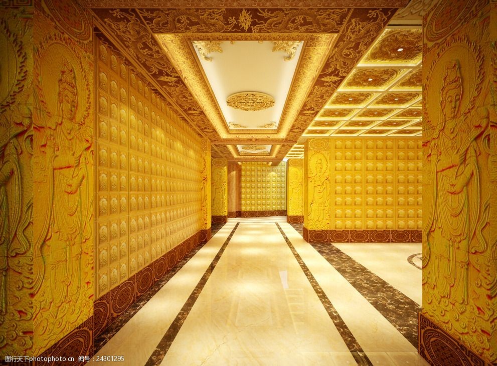 高端地宫吊顶设计图