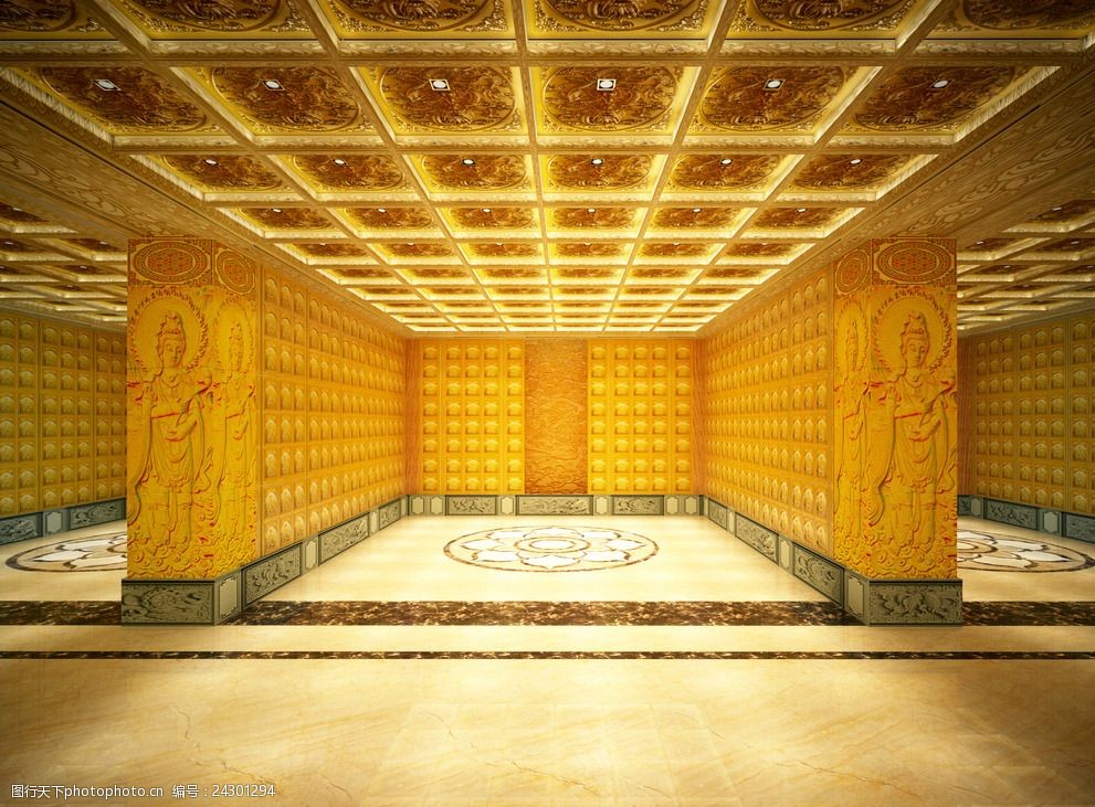 高端奢华地宫吊顶装修设计图