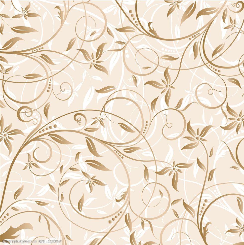 手绘花藤 时尚 高档装饰画 矢量 背景墙 元素 设计 底纹边框 花边花纹