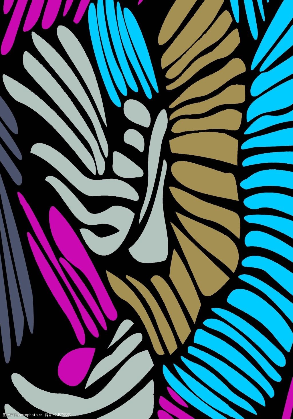 服装数码印花图案不规则图案图片-图行天下图库