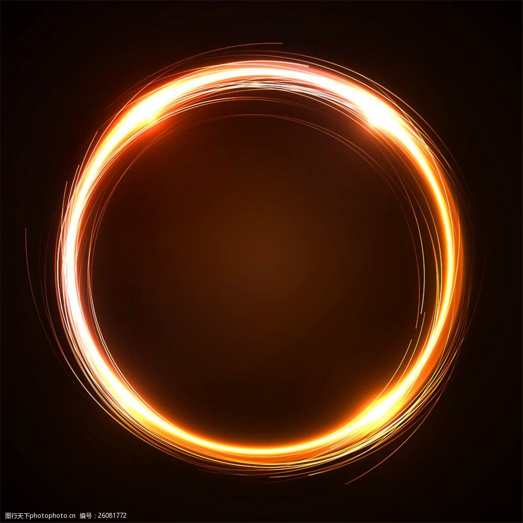 梦幻炫光圆环图片图片-图行天下图库