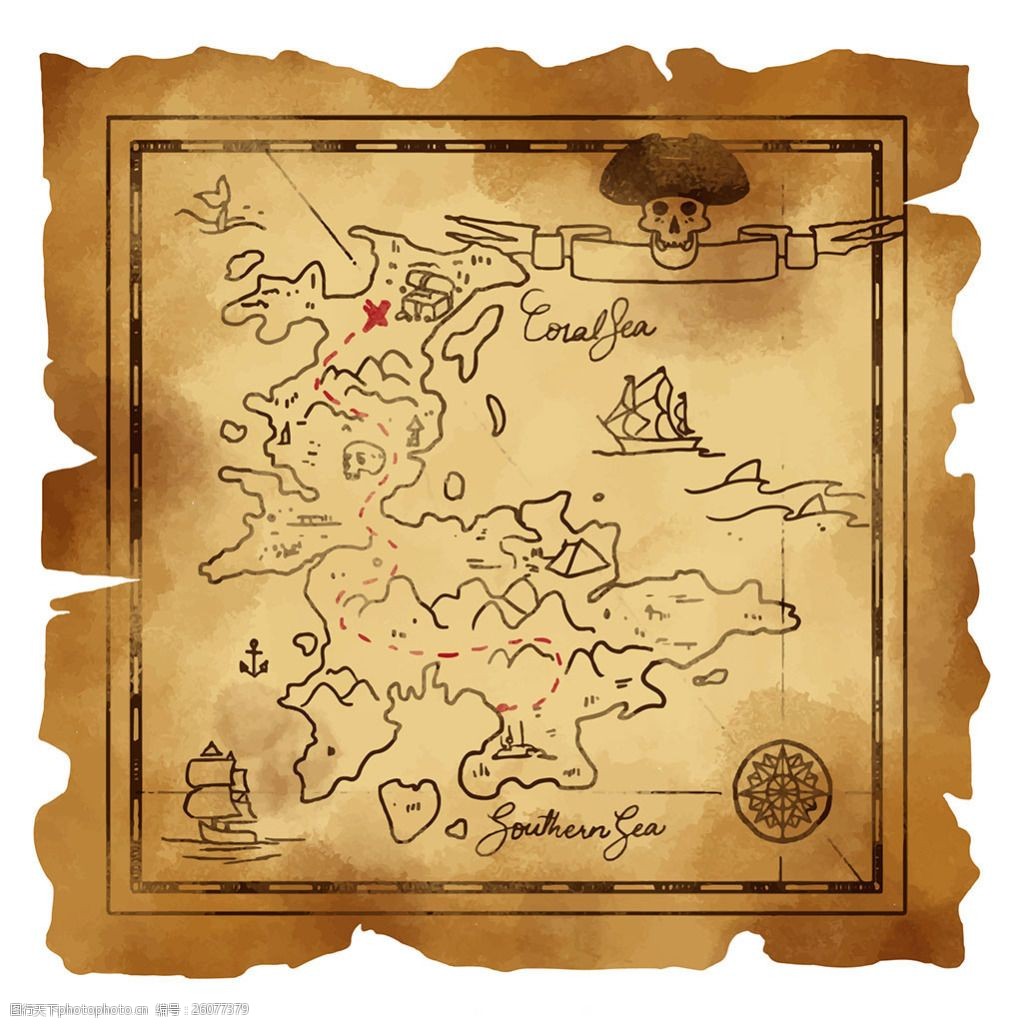与织品纹理作用的老海盗地图 库存图片. 图片 包括有 附庸风雅, 例证, 格朗基, 幻想, 织品, 海岛 - 50719155