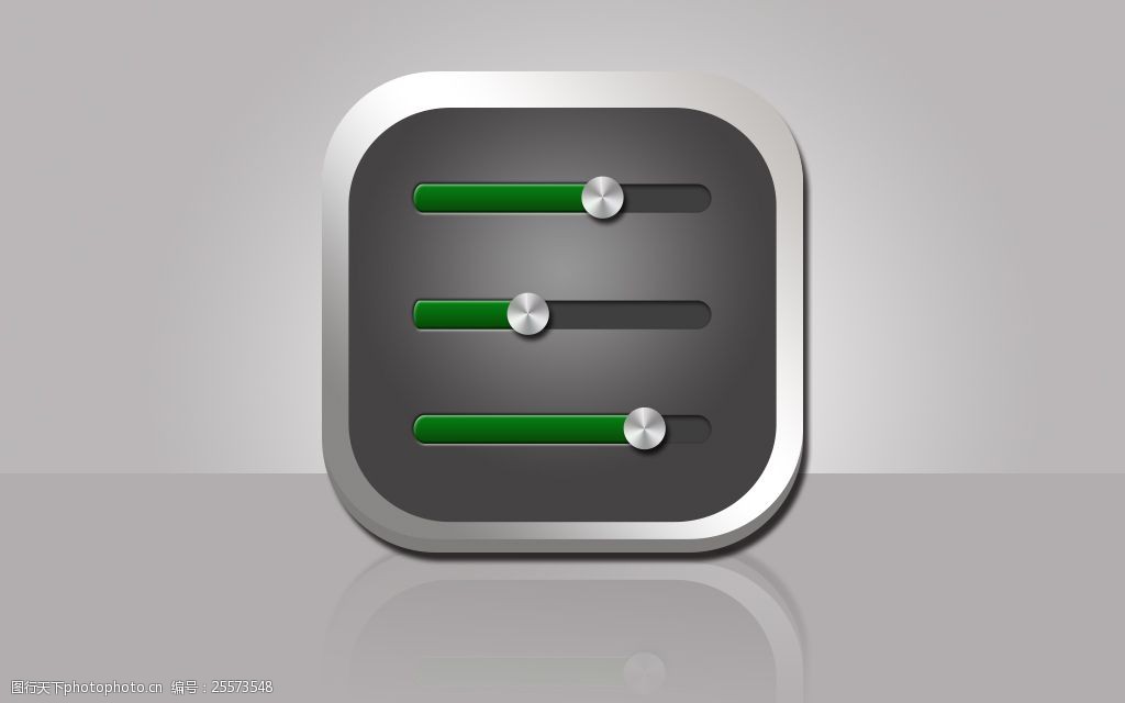 简约大方灰色金属控件图标