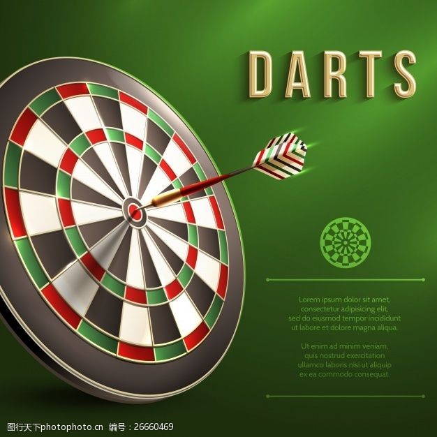飞镖背景设计