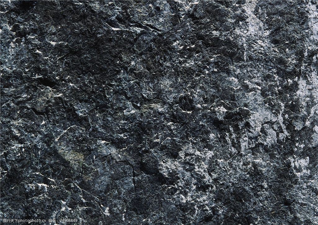 黑色石头纹理图