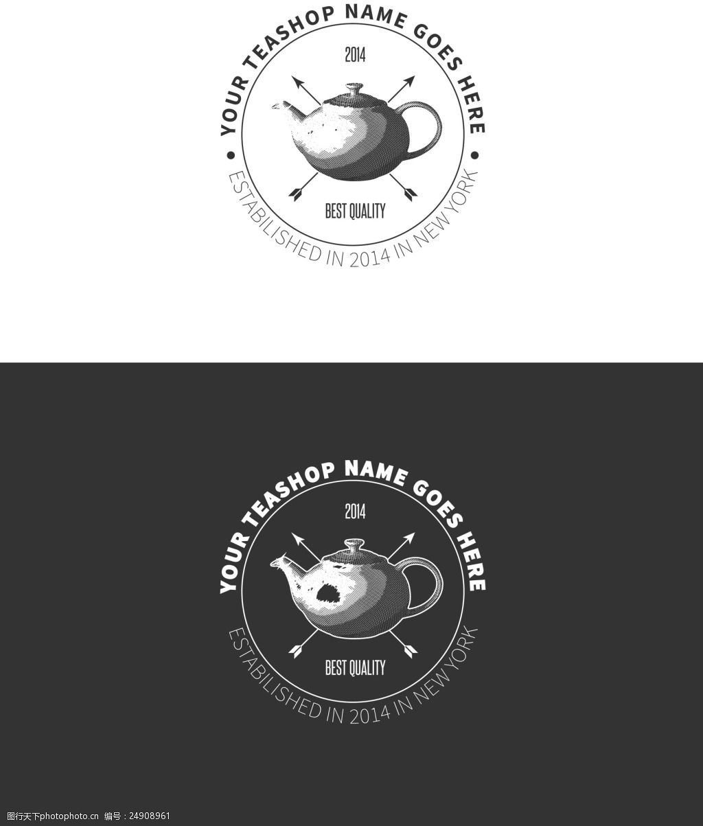 创意 英文 简约 黑白 复古 商业 徽章 图标      设计 logo