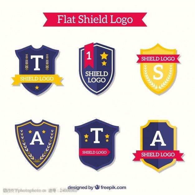平面设计中的标志盾牌
