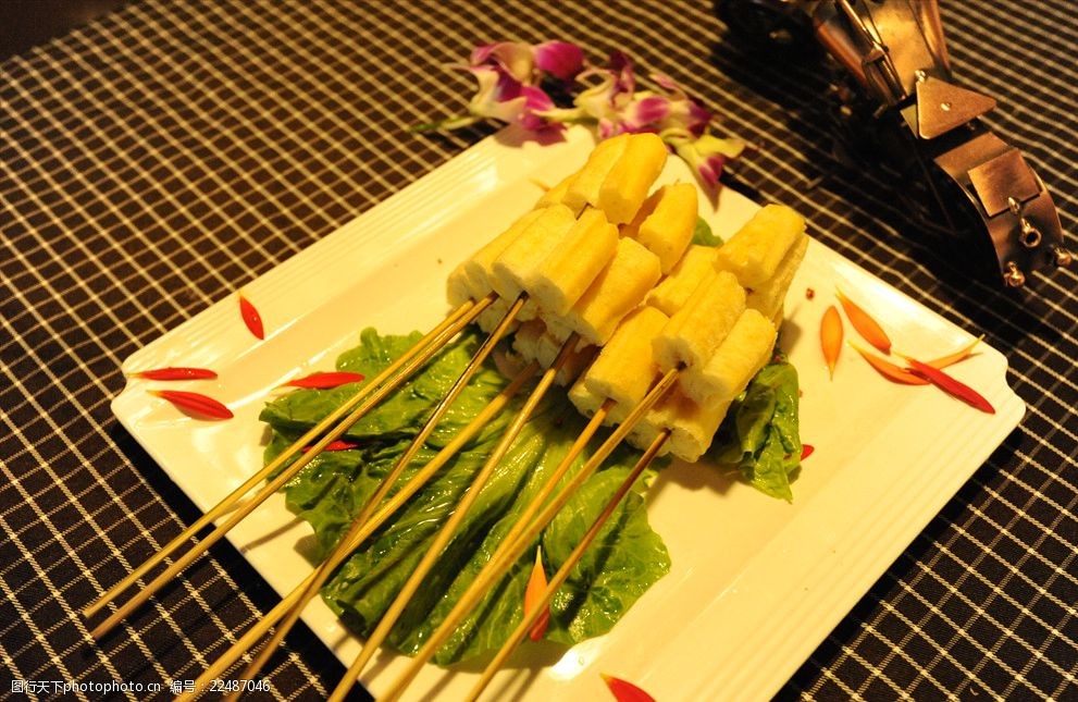 油条串串餐厅拍摄