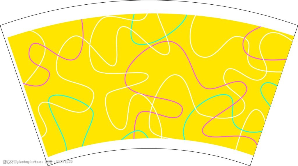 ai纸杯上的图案弧形图片