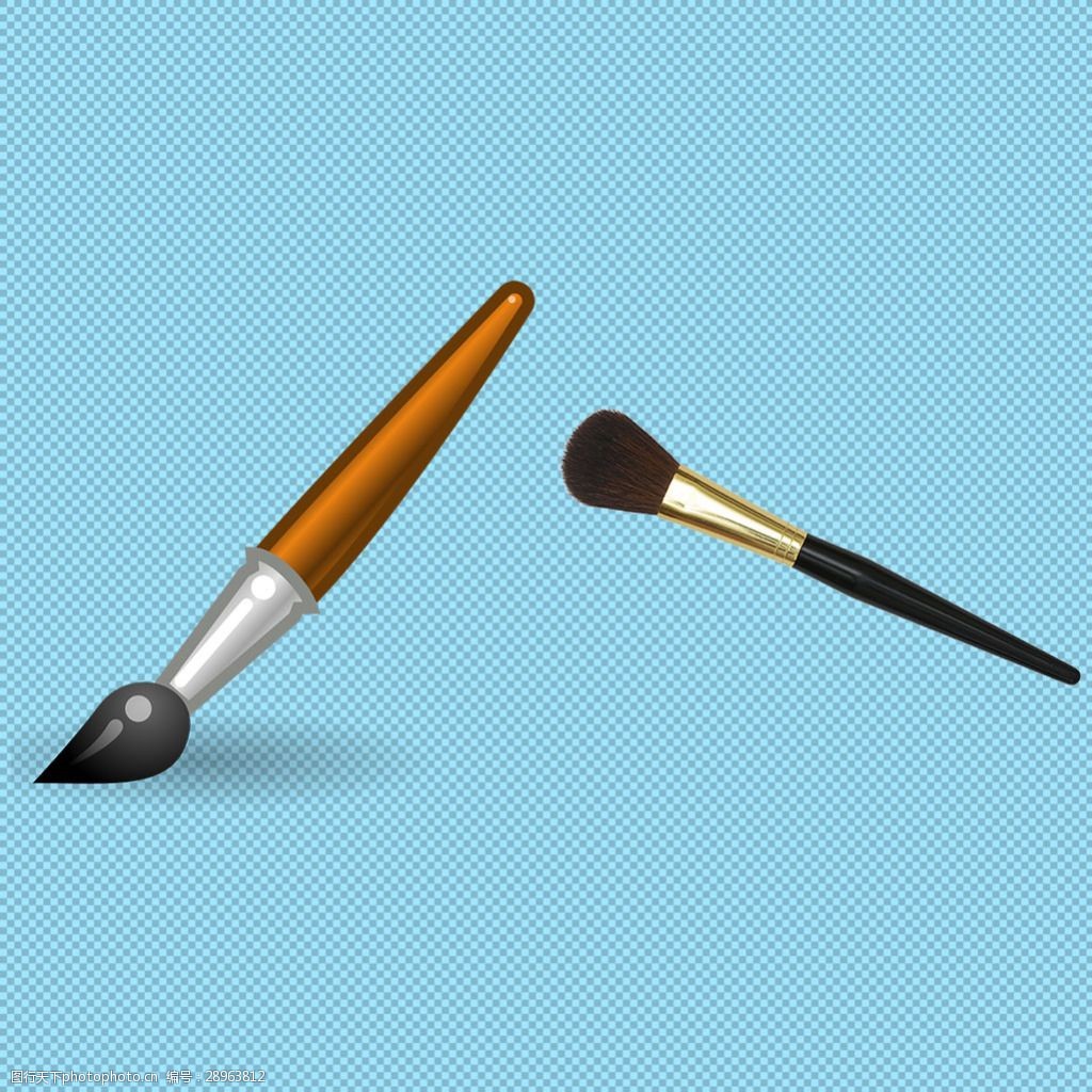 厂家直供批发 油画笔820尼龙毛笔刷 水粉画笔 单双号6支套装-阿里巴巴
