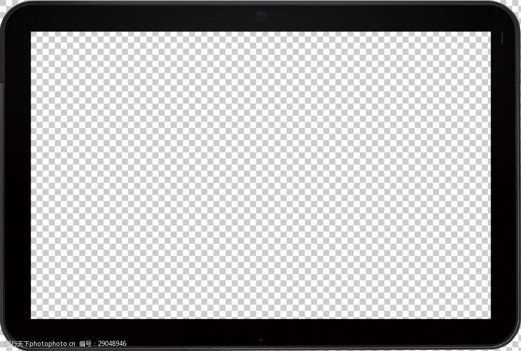 平板电脑图片样机免抠png透明图层素材