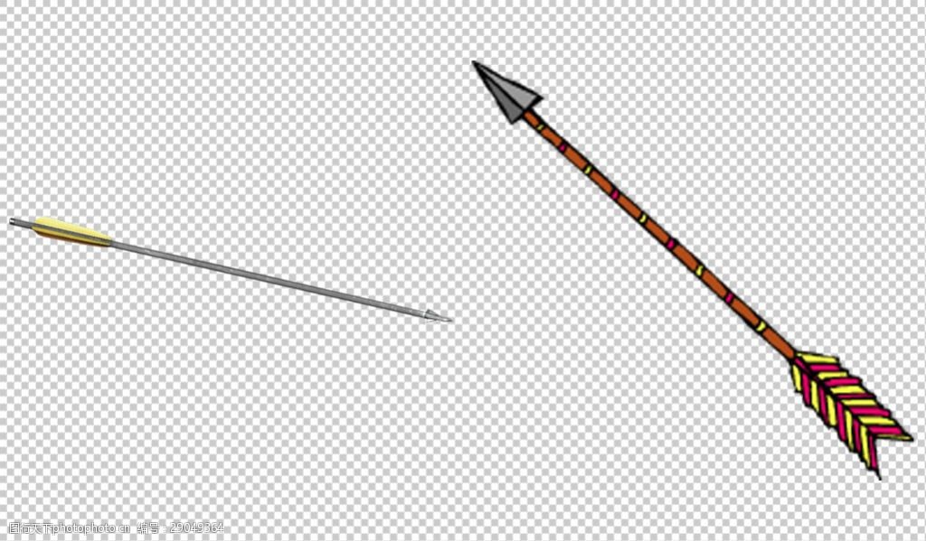 弓箭武器免抠png透明图层素材