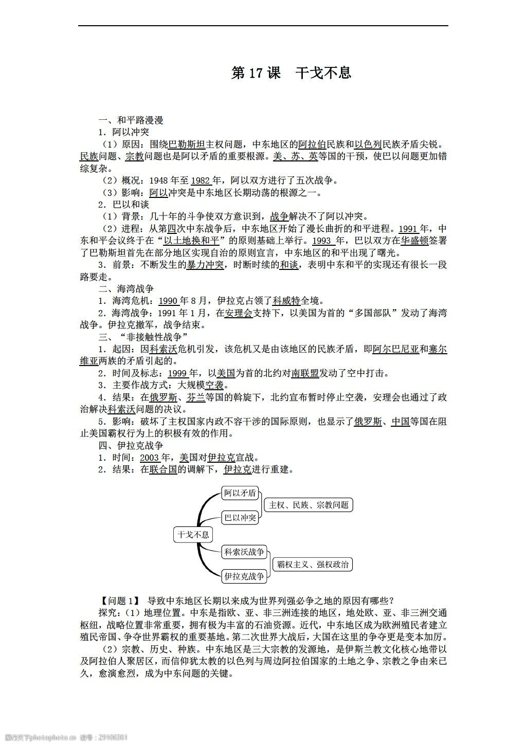 历史17课思维导图图片