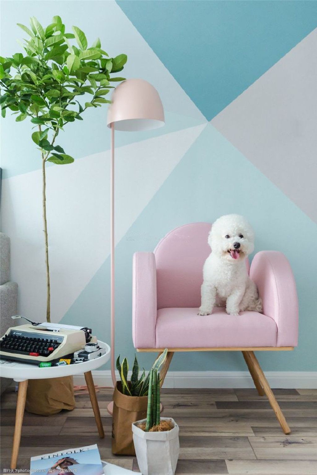 温馨小户可爱客厅背景装修效果图