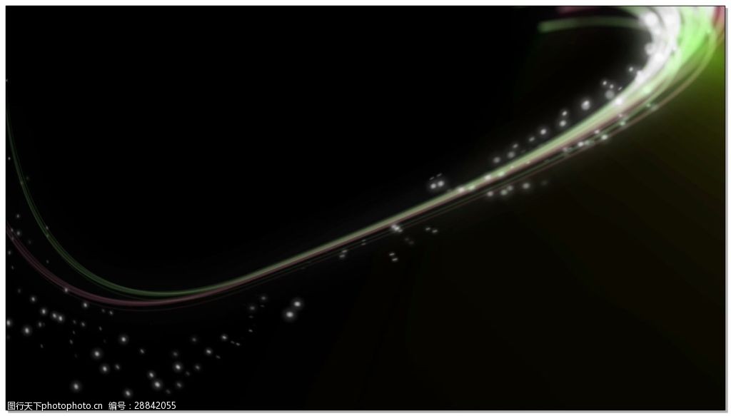 线条单色调光线划过转场素材