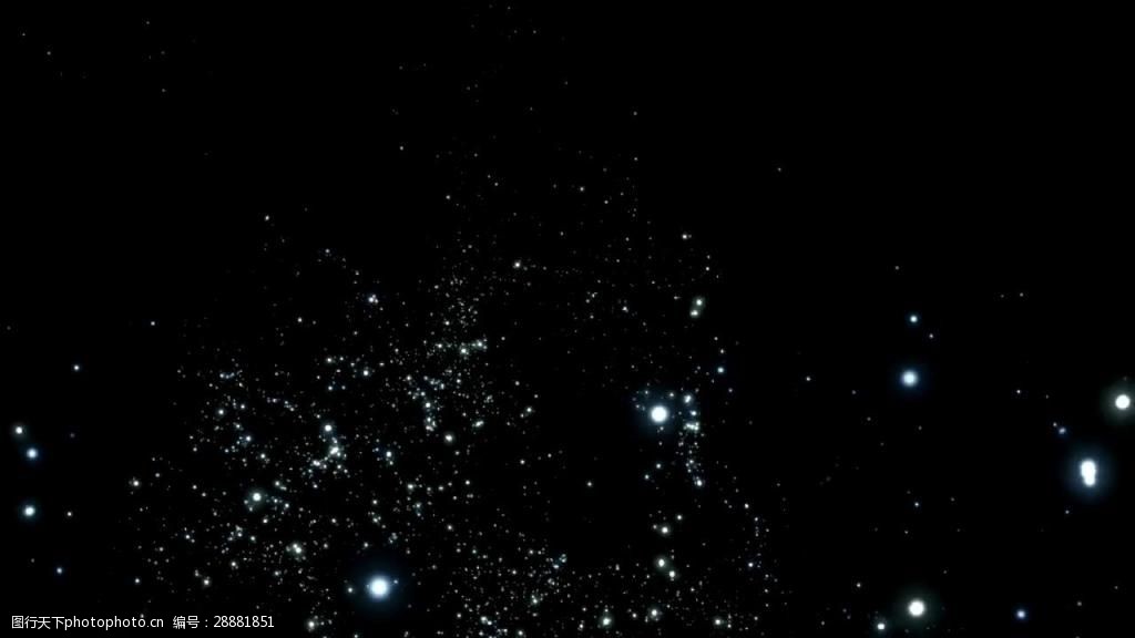 粒子上升高清视频素材