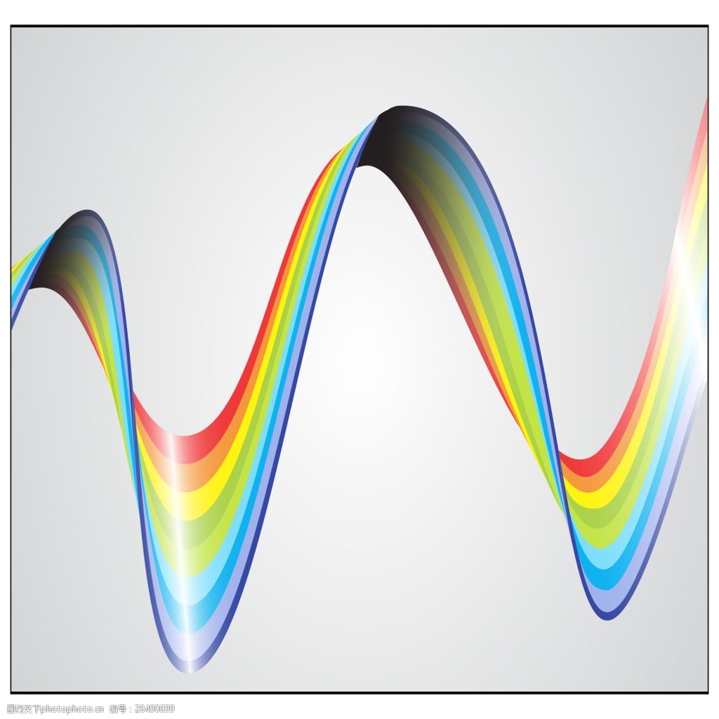 旋转线条矢量素材