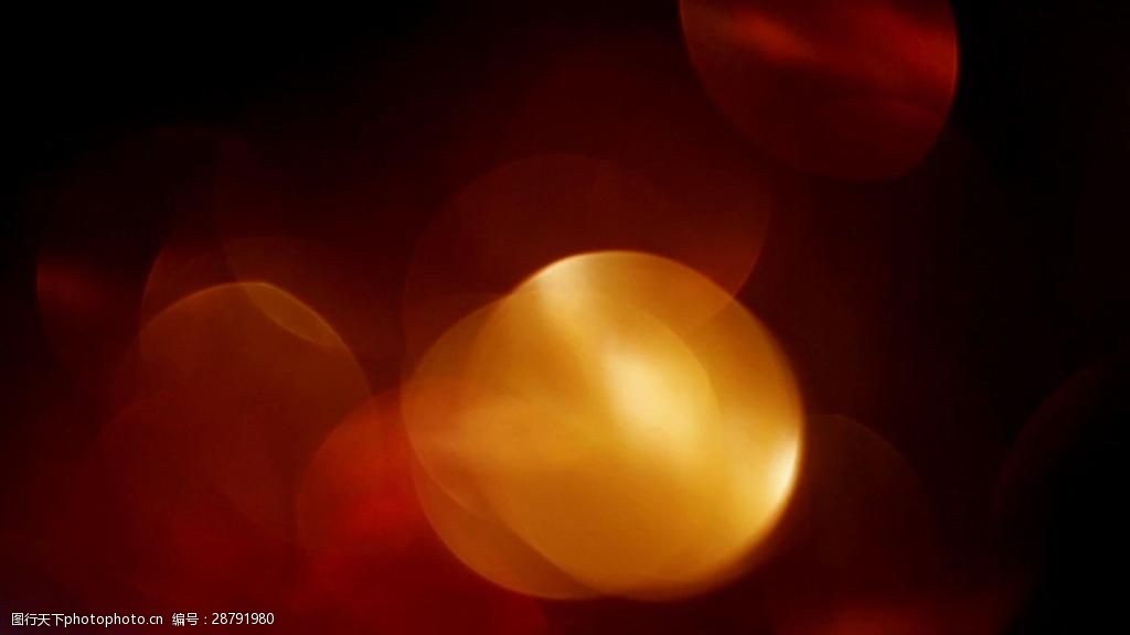 橙红色大光晕镜头装饰素材