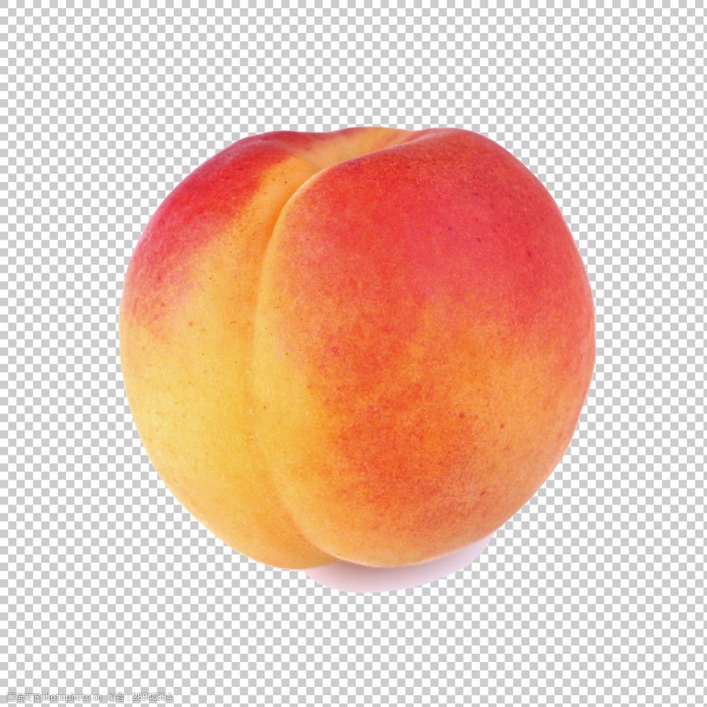 新鲜桃子图片免抠png透明图层素材